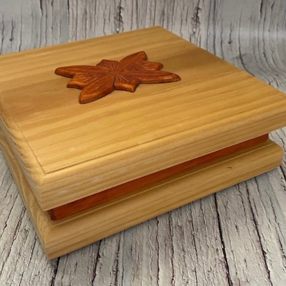 Vintage Gunther Mele 1970's Wooden Jewelry Box, Vintage Wooden Jewellery Organiz - Picture 10 of 10